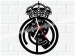 Ficha técnica e caractérísticas do produto Relógio de Vinil Disco Lp Parede Real Madrid Futebol - 3D Fantasy