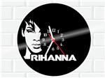 Ficha técnica e caractérísticas do produto Relógio de Vinil Disco Lp Parede Rihanna - 3D Fantasy