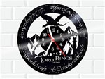 Ficha técnica e caractérísticas do produto Relógio de Vinil Disco Lp Parede Senhor dos Anéis - 3D Fantasy