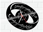 Relógio de Vinil Disco Lp Parede Senhor dos Anéis - 3D Fantasy