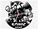 Ficha técnica e caractérísticas do produto Relógio de Vinil Disco Lp Parede Sonic Sega Video Game - 3D Fantasy