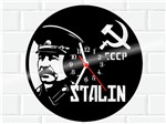 Ficha técnica e caractérísticas do produto Relógio de Vinil Disco Lp Parede Stalin Marxismo - 3D Fantasy