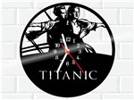 Ficha técnica e caractérísticas do produto Relógio de Vinil Disco Lp Parede Titanic Filme Cinema - 3D Fantasy