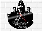 Ficha técnica e caractérísticas do produto Relógio de Vinil Disco Lp Parede Vampire Diaries Serie - 3D Fantasy