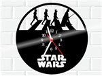Ficha técnica e caractérísticas do produto Relógio de Vinil Disco Lp Star Wars Beatles Road - 3D Fantasy