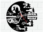 Ficha técnica e caractérísticas do produto Relógio de Vinil Disco Lp Star Wars Guerra Nas Estrelas - 3D Fantasy