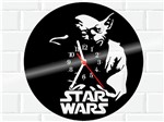 Ficha técnica e caractérísticas do produto Relógio de Vinil Disco Lp Star Wars Yoda - 3D Fantasy