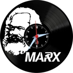 Relógio de Vinil - Karl Marx comunismo socialismo