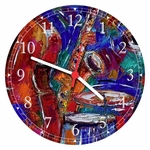 Ficha técnica e caractérísticas do produto Relógio Decorativo Abstrato arte e decoração 05