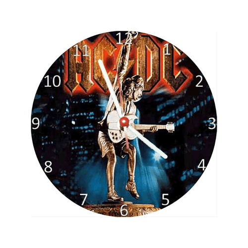 Relógio Decorativo Ac/Dc Estátua