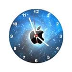 Ficha técnica e caractérísticas do produto Relógio Decorativo Apple Blue