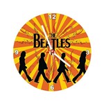 Ficha técnica e caractérísticas do produto Relógio Decorativo Beatles Retrô Orange - All Classics