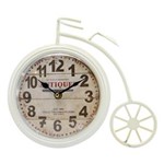 Ficha técnica e caractérísticas do produto Relógio Decorativo Bicicleta Retro - The Home - Branco