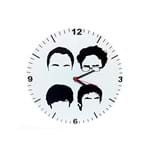Ficha técnica e caractérísticas do produto Relógio Decorativo Big Bang Theory Cabeças