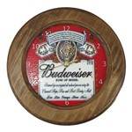 Ficha técnica e caractérísticas do produto Relógio Decorativo Budweiser Vintage Concept