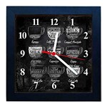Ficha técnica e caractérísticas do produto Relógio Decorativo Caixa Alta Tema Café 28x28 - QW21