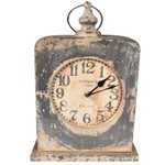 Ficha técnica e caractérísticas do produto Relógio Decorativo de Ferro Envelhecido Antiquité