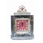 Ficha técnica e caractérísticas do produto Relógio Decorativo de Mesa em Metal - F449