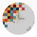 Ficha técnica e caractérísticas do produto Relógio Decorativo de Parede Analógico Pilha Exclusivo - Tocdecor
