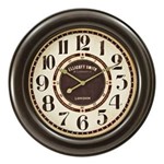 Ficha técnica e caractérísticas do produto Relógio Decorativo de Parede em Madeira Estilo Clássico Ellicott Smith