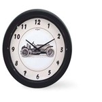 Relógio Decorativo de Parede Relobras 30 Cm Carro Antigo - Cinza