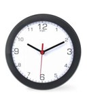 Relógio Decorativo de Parede Relobras 24 Cm - Preto - Branco