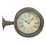 Ficha técnica e caractérísticas do produto Relógio Decorativo Estilo Retro de Metal Envelhecido