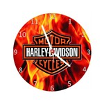 Ficha técnica e caractérísticas do produto Relógio Decorativo Harley Davidson Fire - All Classics