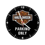 Relógio Decorativo Harley Davidson Parking Only - All Classics