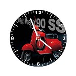 Ficha técnica e caractérísticas do produto Relógio Decorativo Piaggio Vespa 90 Ss