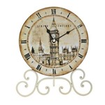 Ficha técnica e caractérísticas do produto Relógio Decorativo "london - England" - 25 Cm