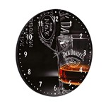 Ficha técnica e caractérísticas do produto Relógio Decorativo Redondo 35cm BW Quadros Preto
