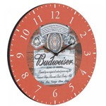 Relógio Decorativo Redondo 35cm BW Quadros Bege