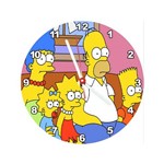 Relógio Decorativo Simpsons Família no Sofa