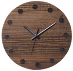 Relogio Design Industrial Pontos Cor Rustic Brown 38 Cm (LARG) - 50320 Sun House