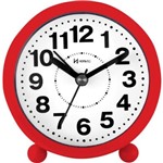 Ficha técnica e caractérísticas do produto Relógio Despertador a Pilha Vermelho Alarme Herweg 2713-044