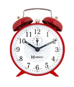 Ficha técnica e caractérísticas do produto Relógio Despertador Antigo Mecânico a Cordas Vermelho Alice - Herweg