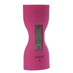 Ficha técnica e caractérísticas do produto Relógio Despertador Barômetro Plástico Rosa 9,5cm