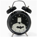 Ficha técnica e caractérísticas do produto Relógio Despertador Batman Metal Preto com Led Toca Música - Urban