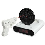 Ficha técnica e caractérísticas do produto Relógio Despertador com Tiro Gun Alarm