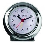 Ficha técnica e caractérísticas do produto Relógio Despertador Cromado Herweg 2641-028 Analógico Redondo