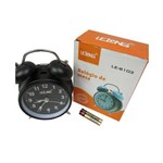 Ficha técnica e caractérísticas do produto Relógio Despertador de Mesa Tradicional Le-8103 - Lelon + Pilha