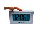 Ficha técnica e caractérísticas do produto Relógio Despertador Digital a Pilha C/ Sensor de Luz Noturna Prata Herweg Ref - 2972 - 070