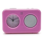 Relógio Despertador Gravador - Rosa - Yaay
