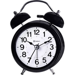 Ficha técnica e caractérísticas do produto Relógio despertador HERWEG 2707 preto brilhante