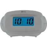 Ficha técnica e caractérísticas do produto Relógio Despertador Herweg Noturno Digital Cinza 2973-024