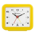 Ficha técnica e caractérísticas do produto Relógio Despertador Herweg Quartz Amarelo 2612-268