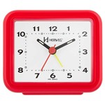 Ficha técnica e caractérísticas do produto Relógio Despertador Herweg Quartz Vermelho Pantone 2612-269