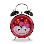 Ficha técnica e caractérísticas do produto Relógio Despertador Ladybug 16 Cm Vermelho
