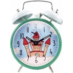 Ficha técnica e caractérísticas do produto Relógio Despertador Mecânico Decorativo Herweg 2225-286